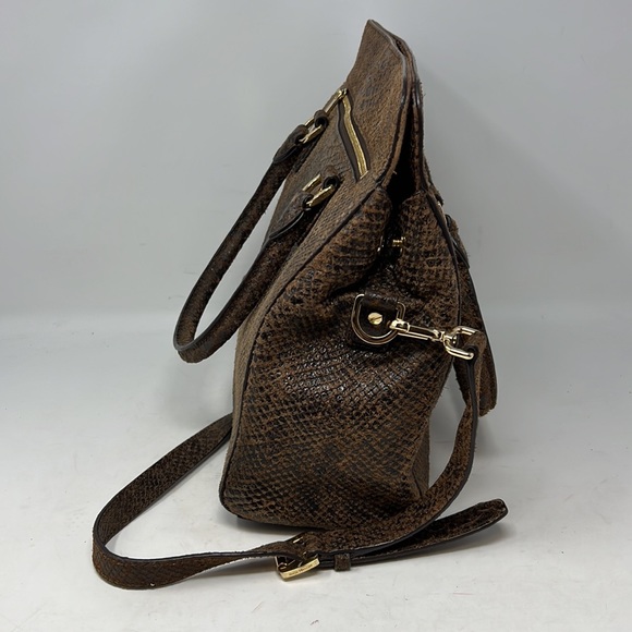 Michael Kors Burnished Python ASTRID Leather Bag in EUC. - Picture 3 of 10